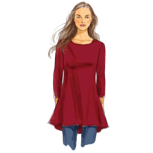 Butterick Sewing Pattern 10795/6752 Misses Top Siz - Picture 10 of 10